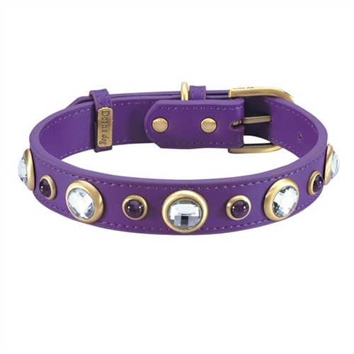 Mirage 611-09 LV-10 Purple Crystal Puppy Lavender Dog Collar - Size 10, 1 -  Pick 'n Save