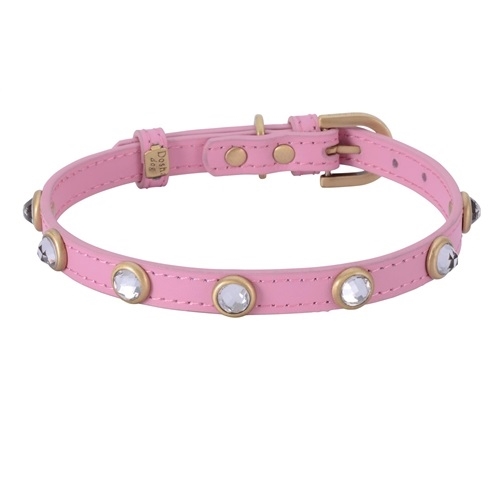 Apasiri Rhinestone Dog Collar for Small Dogs, Pink Dog Collar, Leather Dog  Collar, Girl Dog Collars for Medium Dogs, Cute Dog Collar, Diamond Dog