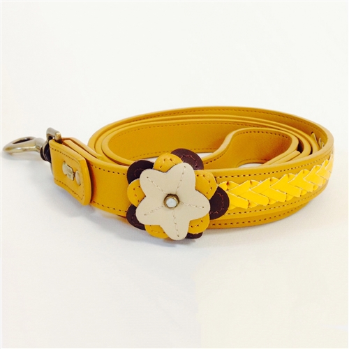 yellow dog leashes